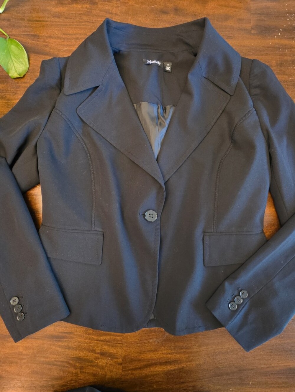 Relativity Women's Classic Black Tailored Blazer Jacket - Size 12